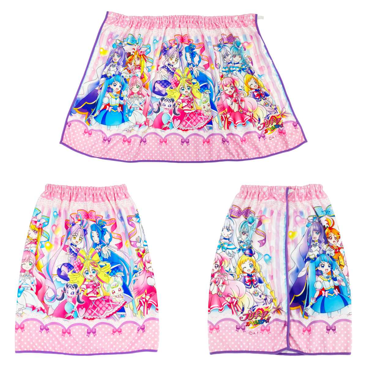 巻きタオル マキタオル 60×110cm ( タオル プール ラップタオル キッズ 綿100 60cm スーパー戦隊 ウルトラヒーローズ 星のカービィ プリキュア 海水浴 ビーチ プール用タオル ) 【星のカービィ】 星のカービィ