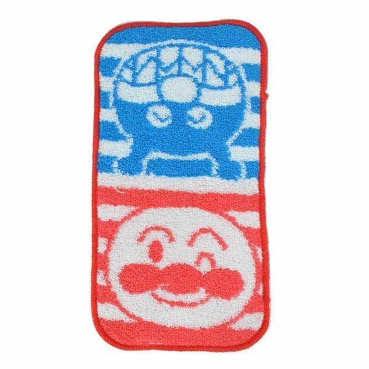 プチタオル アンパンマン ばいきんまん ( タオルハンカチ ハンカチタオル ハンカチ 綿100 タオル 10×20 あんぱんまん バイキンマン ジャガード )