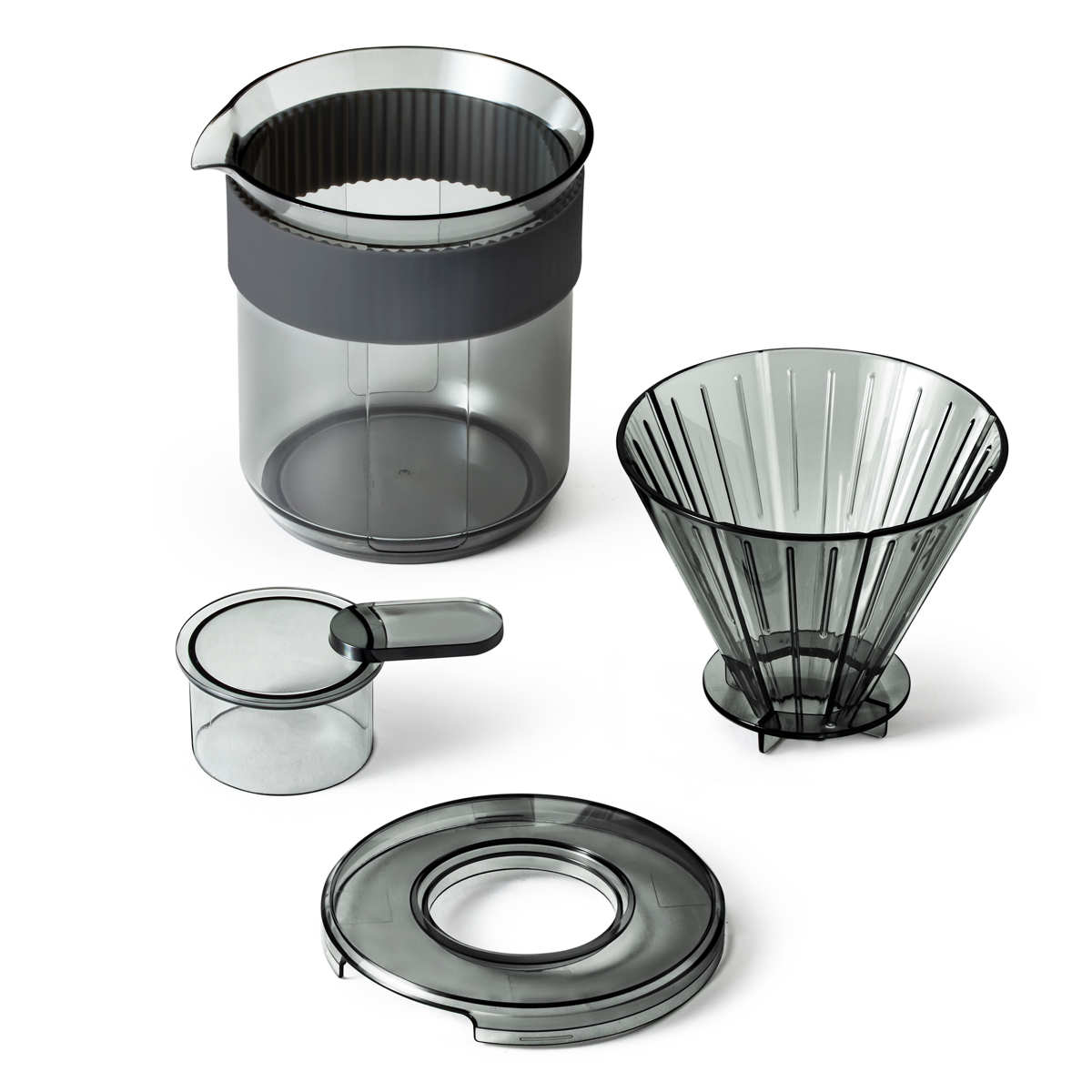 &NE nikii cafe トライタン ドリッパー&サーバー ( 430ml 日本製 電子レンジ対応 食洗機対応 ドリッパー サーバー コーヒーポット アンドエヌイー おしゃれ 軽い 割れにくい 持ち運び コンパクト 丈夫 外 屋外 透明感 )