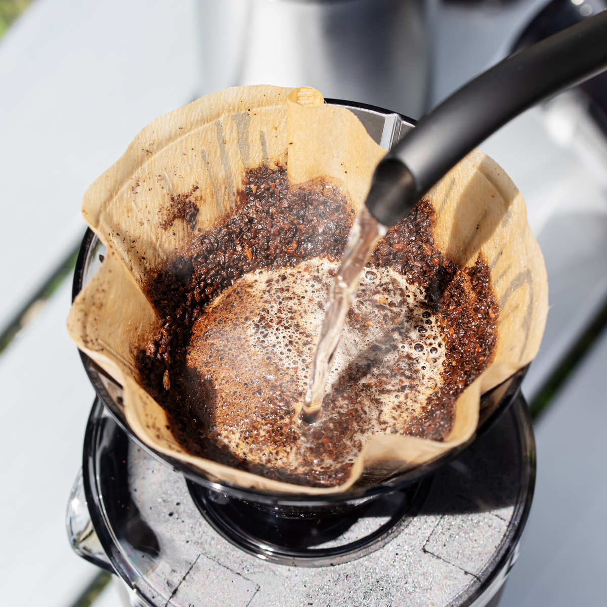 &NE nikii cafe トライタン ドリッパー&サーバー ( 430ml 日本製 電子レンジ対応 食洗機対応 ドリッパー サーバー コーヒーポット アンドエヌイー おしゃれ 軽い 割れにくい 持ち運び コンパクト 丈夫 外 屋外 透明感 )