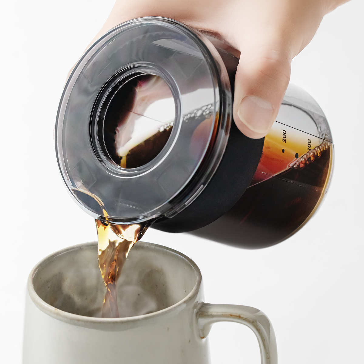 &NE nikii cafe トライタン ドリッパー&サーバー ( 430ml 日本製 電子レンジ対応 食洗機対応 ドリッパー サーバー コーヒーポット アンドエヌイー おしゃれ 軽い 割れにくい 持ち運び コンパクト 丈夫 外 屋外 透明感 )