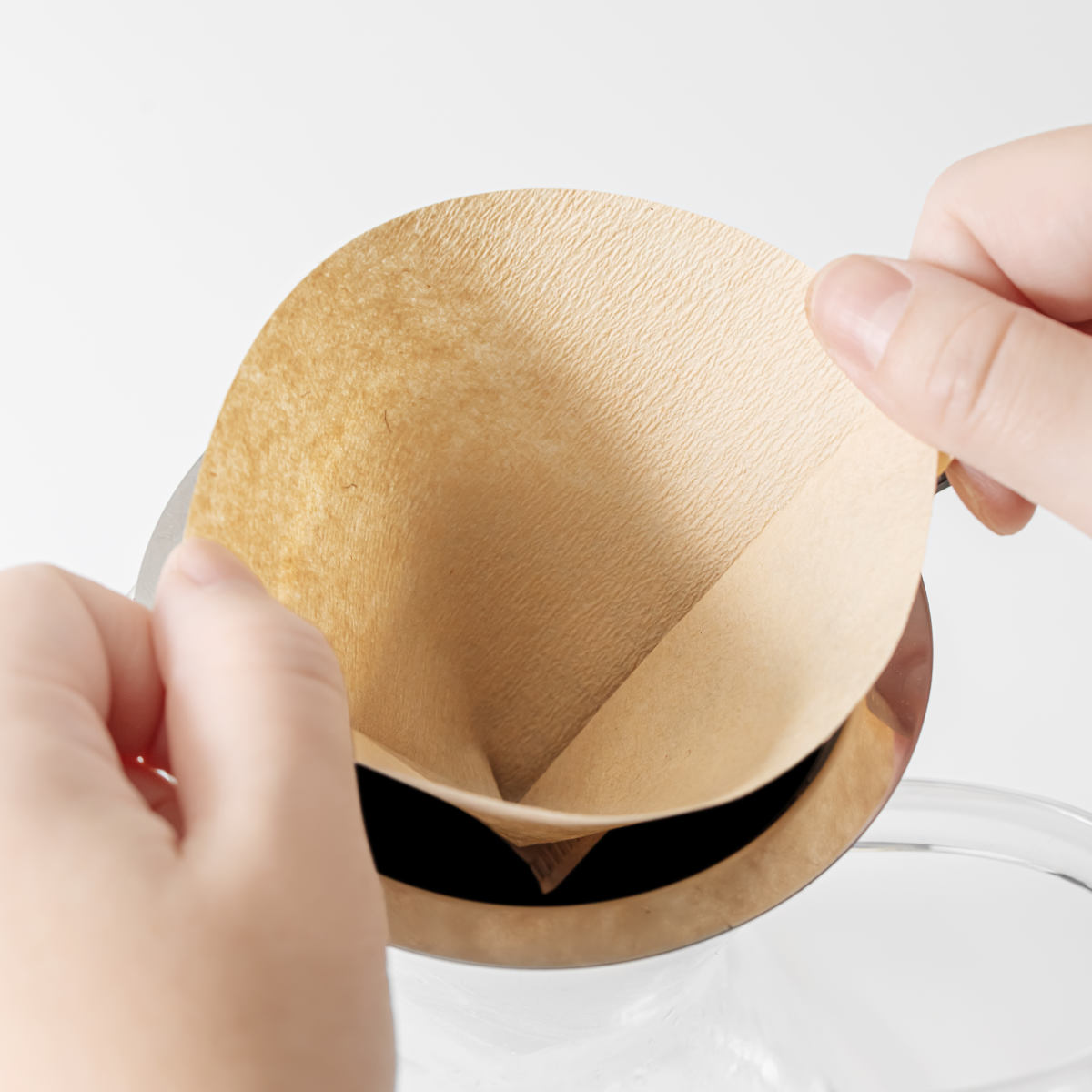 &NE nikii cafe ドリッパー 450ml ガラスドリッパー&サーバー ( ガラス 電子レンジ対応 食洗機対応 コーヒードリッパー コーヒーサーバー おしゃれ かわいい ペーパーレス 紙不要 ハンドドリップ )