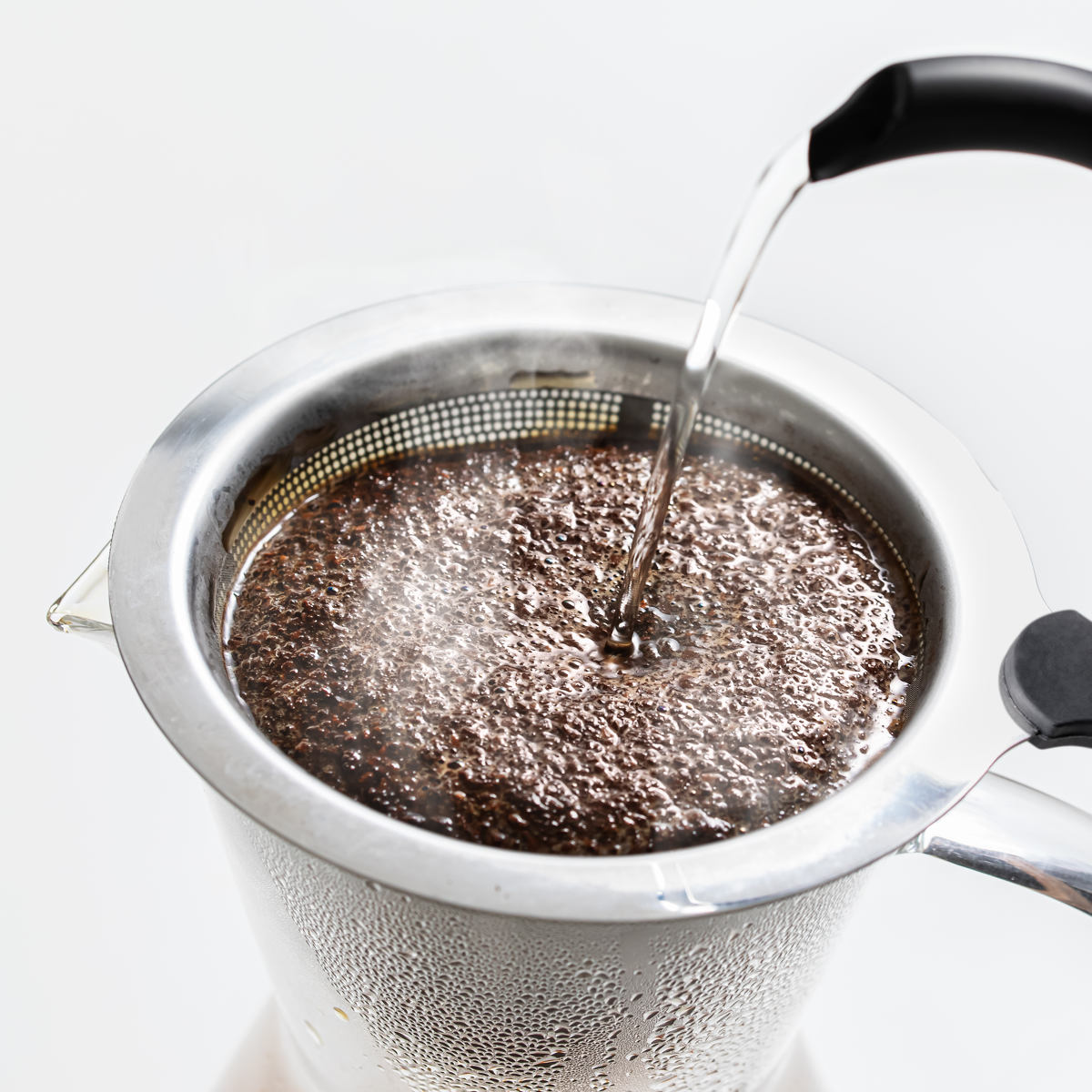 &NE nikii cafe ドリッパー 450ml ガラスドリッパー&サーバー ( ガラス 電子レンジ対応 食洗機対応 コーヒードリッパー コーヒーサーバー おしゃれ かわいい ペーパーレス 紙不要 ハンドドリップ )