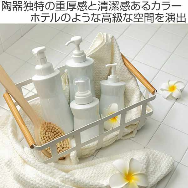 ディスペンサー 詰め替えボトル ホワイトガーデン ムースボディポンプ ( ディスペンサーボトル ボディソープ 詰め替え ボトル 泡せっけん 陶器 お風呂 詰め替え容器 泡タイプ ハンドソープ 石けん 洗面 バス用品 シンプル おしゃれ )