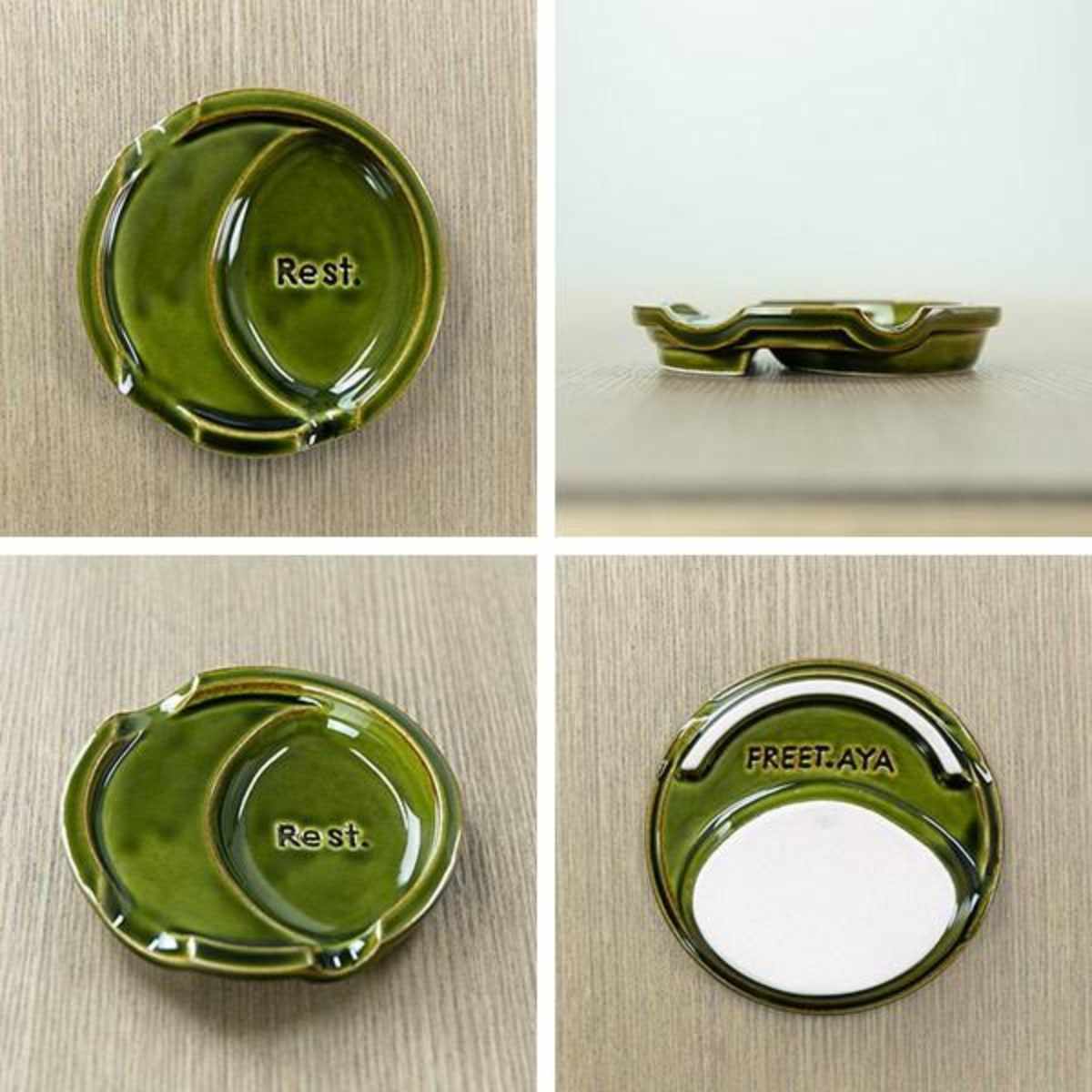 箸置き ファンレスト お箸&スプーン置き カジュアル ( 箸置 電子レンジ対応 食洗機対応 おしゃれ 陶器 日本製 カトラリーレスト 薬味皿 醤油皿 皿 プレート お皿 小皿 シンプル 豆皿 銘々皿 薬味 箸休め お漬物 お菓子 ) 【レッド】 レッド