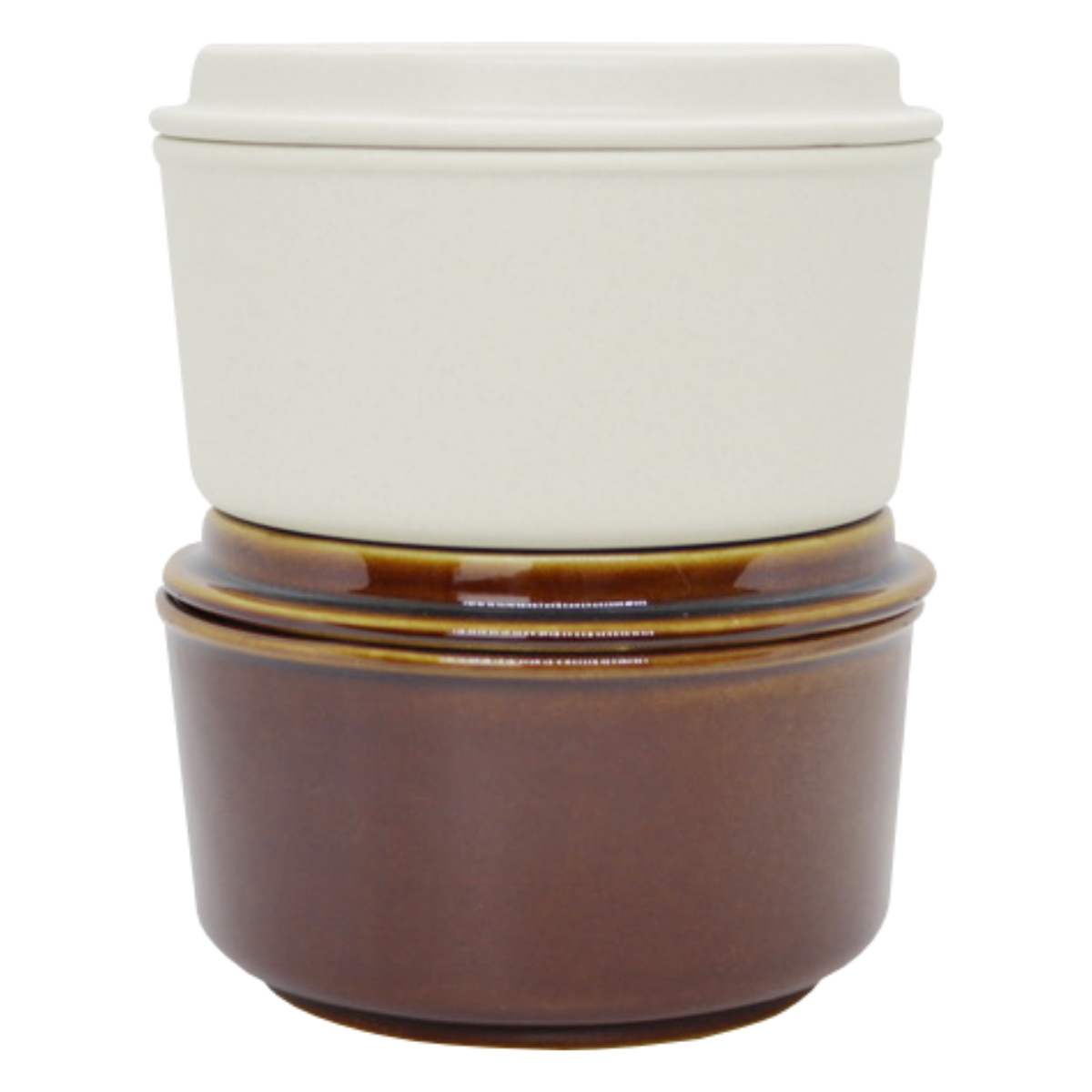 ルラーレ おひつ クリーム ( 食洗機対応 電子レンジ対応 茶碗 ご飯茶碗 茶わん ライスボウル スタッキング ふた付き 蓋 無地 ご飯 ごはん おしゃれ ) 【クリーム】 クリーム