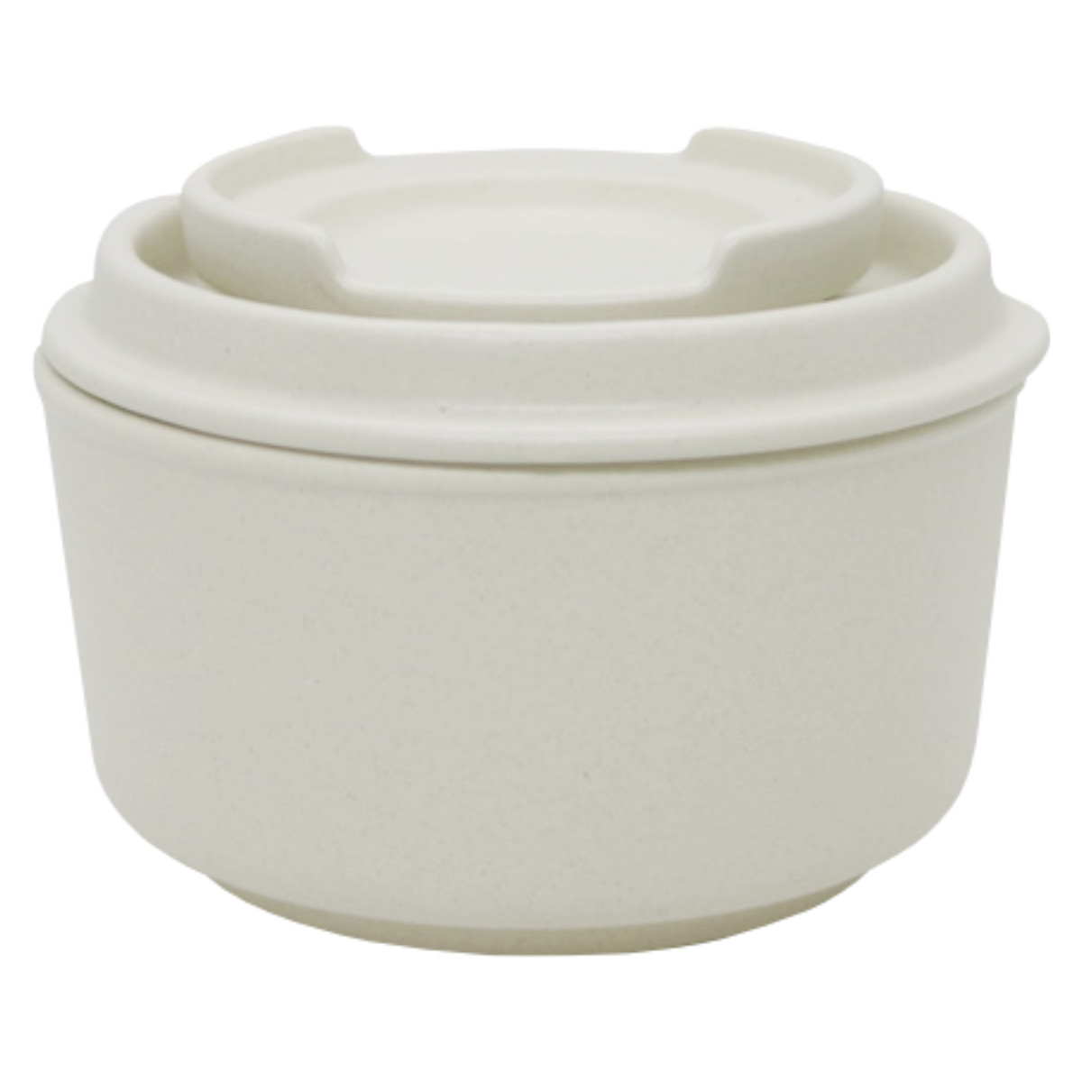 ルラーレ おひつ クリーム ( 食洗機対応 電子レンジ対応 茶碗 ご飯茶碗 茶わん ライスボウル スタッキング ふた付き 蓋 無地 ご飯 ごはん おしゃれ ) 【クリーム】 クリーム