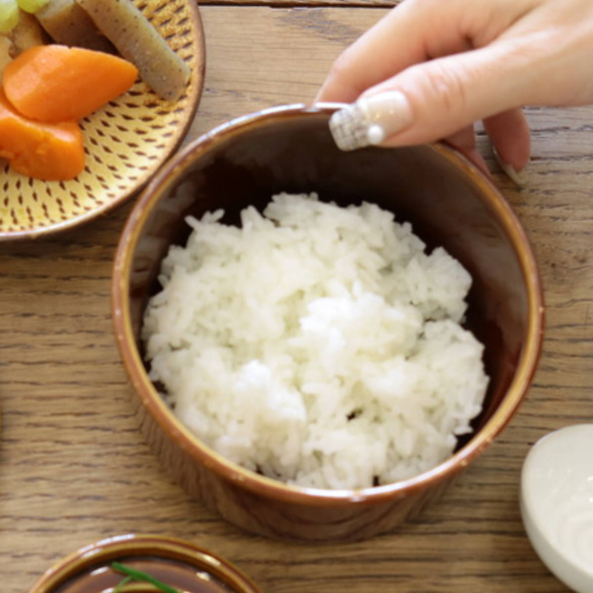 ルラーレ おひつ クリーム ( 食洗機対応 電子レンジ対応 茶碗 ご飯茶碗 茶わん ライスボウル スタッキング ふた付き 蓋 無地 ご飯 ごはん おしゃれ ) 【クリーム】 クリーム