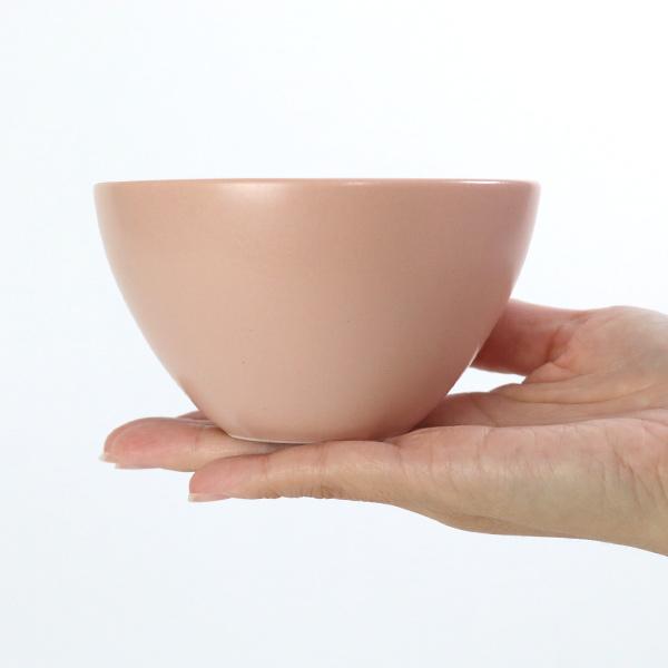 マリーン ボウル ( 食洗機対応 電子レンジ対応 茶碗 ボウル ピンク グレー ライスボウル ご飯茶碗 おしゃれ かわいい ダスティカラー モノトーン ) 【ピンク】 ピンク