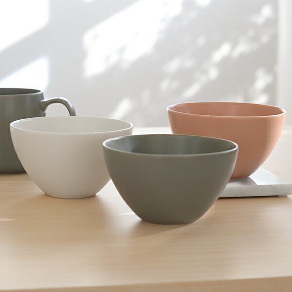 マリーン ボウル ( 食洗機対応 電子レンジ対応 茶碗 ボウル ピンク グレー ライスボウル ご飯茶碗 おしゃれ かわいい ダスティカラー モノトーン ) 【ピンク】 ピンク
