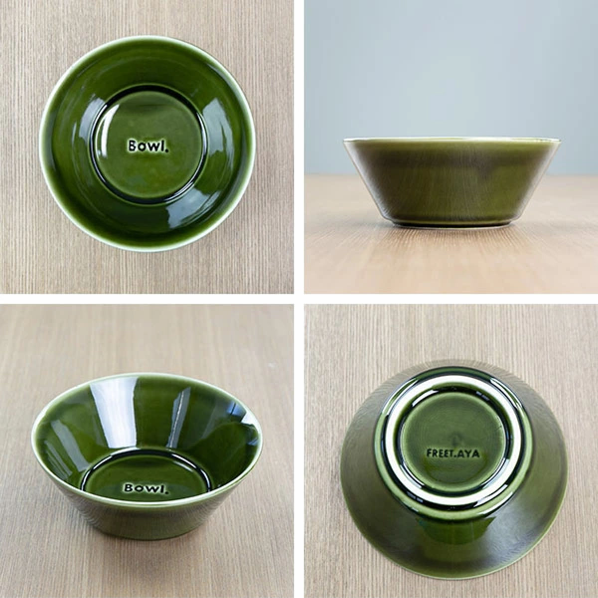 ボウル ファンレスト サラダボウル ( 箸置 電子レンジ対応 食洗機対応 おしゃれ 陶器 日本製 シリアルボウル 鉢 中鉢 サラダ シリアル 朝食 取り鉢 シンプル スープ デザート ) 【モカ】 モカ