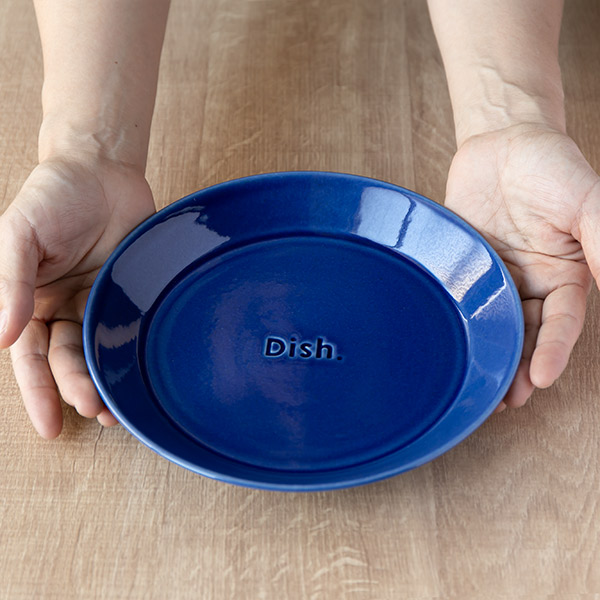 皿 ファンレスト 大皿 ( 電子レンジ対応 食洗機対応 陶器 磁器 日本製 お皿 プレート 22.5cm おしゃれ かわいい カレー皿 パスタ皿 カレー パスタ スタッキング 積み重ね ビビッドカラー ) 【イエロー】 イエロー