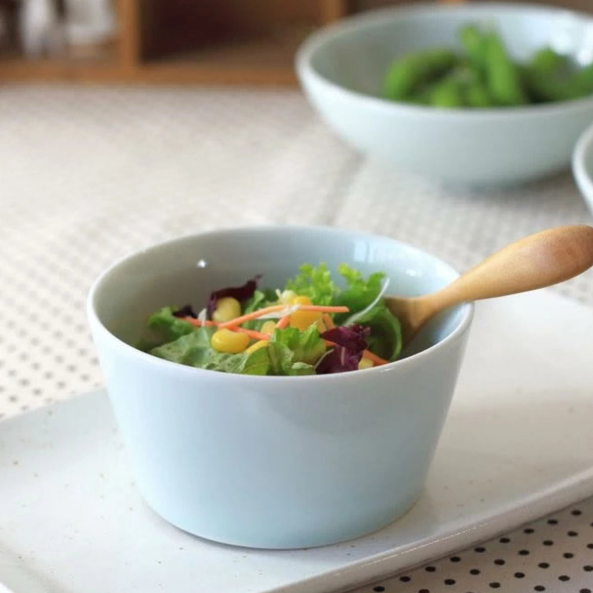 鉢 レガンテ 台形 サラダボール 青磁 ( 磁器 美濃焼 日本製 ボウル 器 うつわ 電子レンジ対応 食洗機対応 おしゃれ かわいい サラダ 深い スープ 食器 )