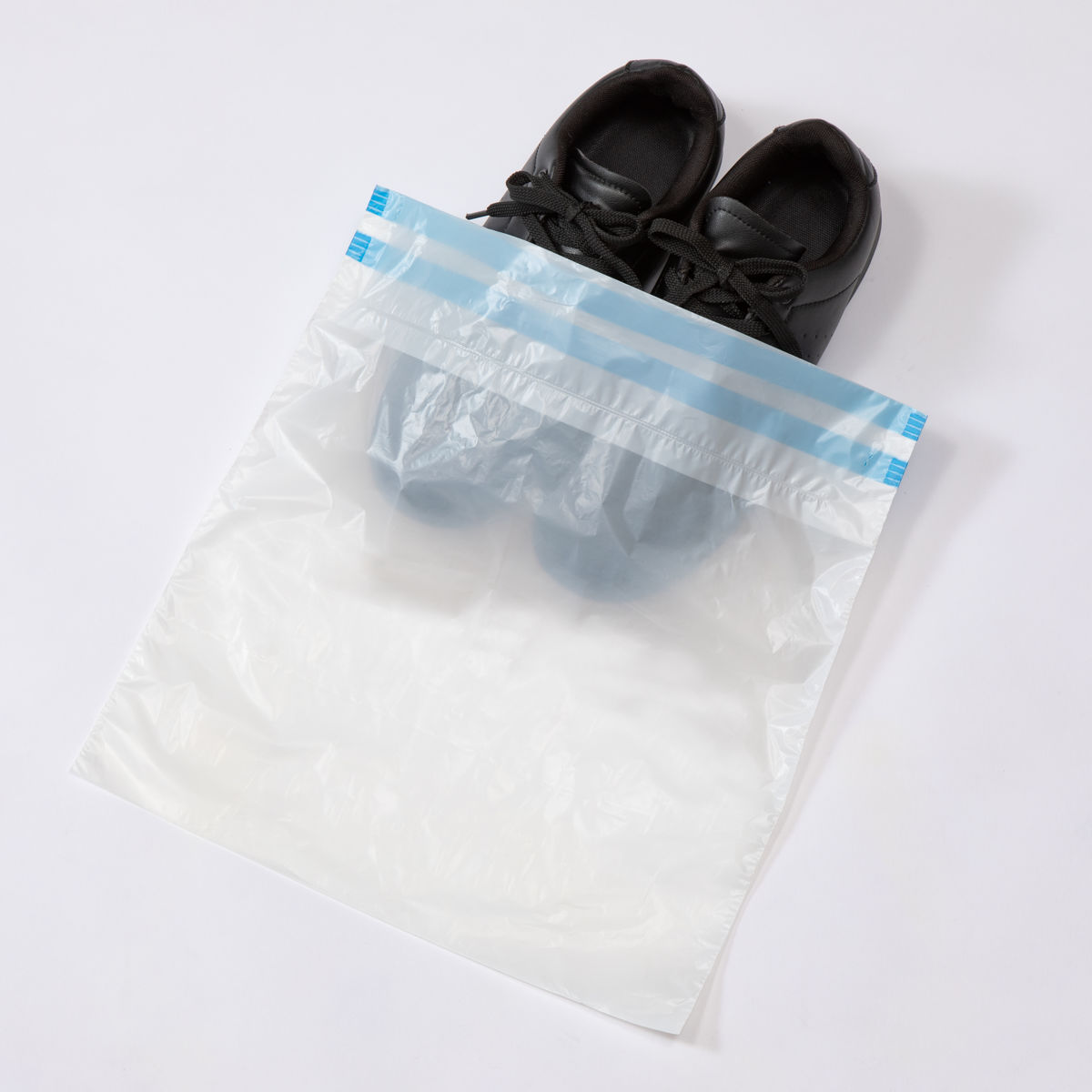 ポリ袋 巾着 6L 10枚入り 白半透明 買い物袋 小物入れ ゴミ袋 ( ごみ袋 6リットル 小分け 便利 旅行 靴入れ ビニール袋 収納 ふくろ 袋 小分け袋 収納袋 ごみ入れ 消耗品 日用品 )