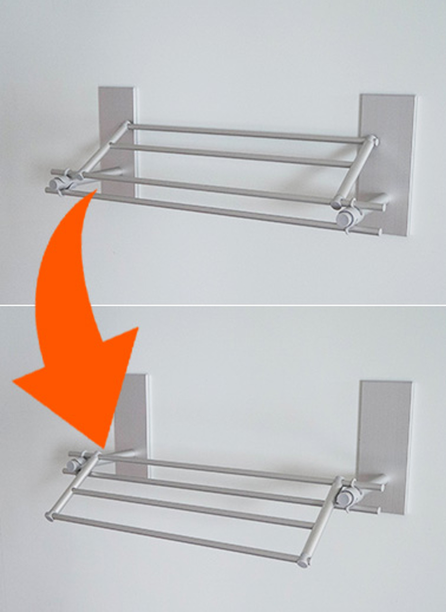 マグネット 収納 BLAVO ふきんかけセット ブラボ ( 布巾掛け タオルバー タオルハンガー ふきんハンガー 折りたたみ 磁石 タオル掛け タオルホルダー 冷蔵庫 洗面所 横 サイド キッチン キッチン収納 壁面収納 壁掛け ) 【ホワイト】 ホワイト