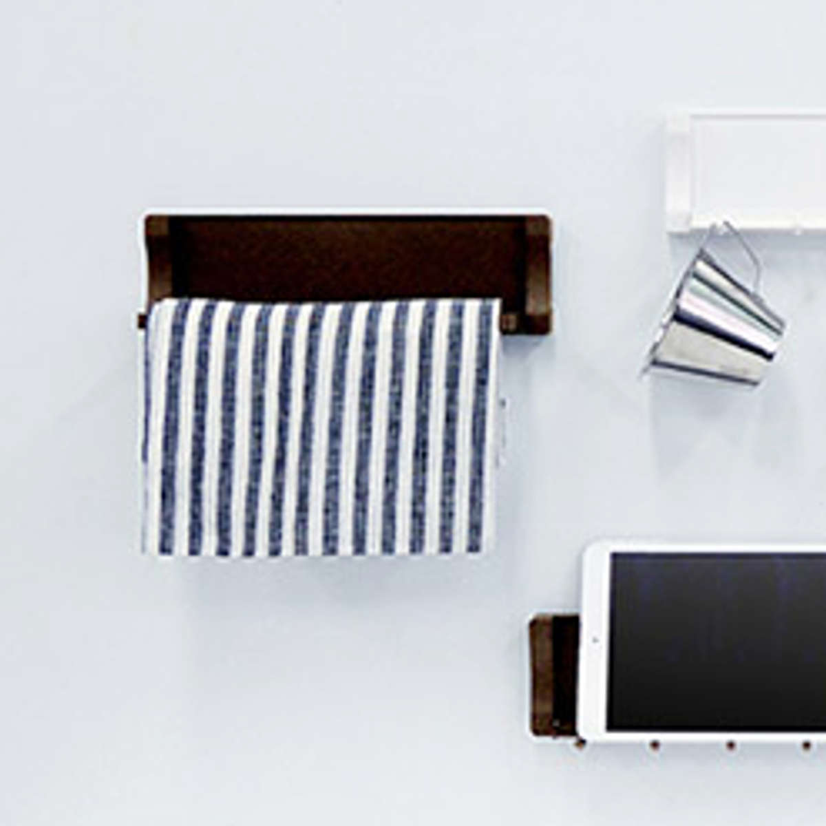 タオルかけ マグネット マグシャーレ ふきんかけ マグネット収納 シルバー ( タオル掛け 布巾掛け タオルバー タオルハンガー ふきんハンガー 磁石 タオルホルダー 冷蔵庫 洗面所 横 サイド キッチン キッチン収納 壁面収納 壁掛け )