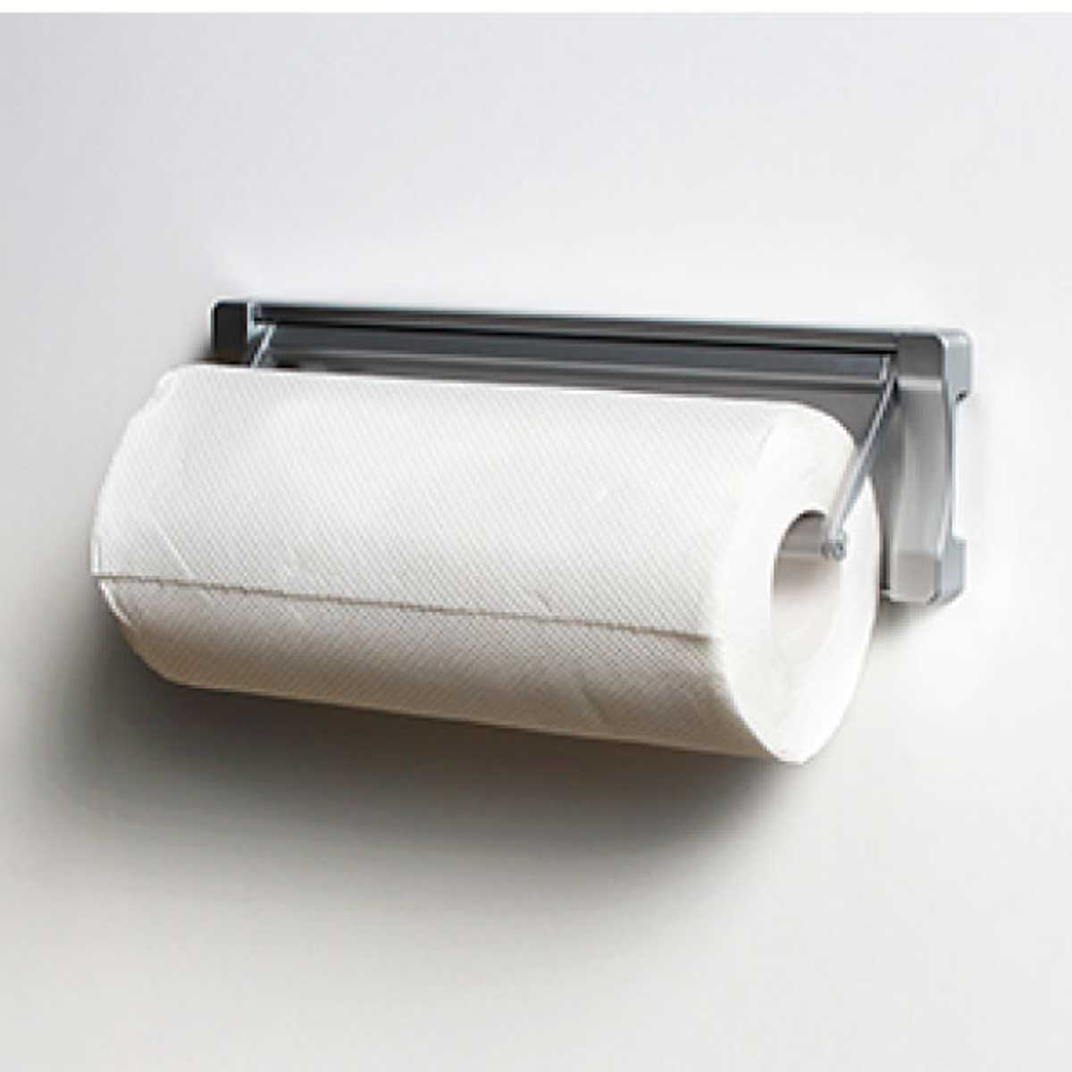 キッチンペーパーホルダー マグネット マグシャーレ ペーパーホルダー マグネット収納 シルバー ( キッチンペーパーハンガー ペーパータオル 磁石 壁面収納 横型 冷蔵庫横収納 クッキングペーパーホルダー キッチン収納 壁掛け )