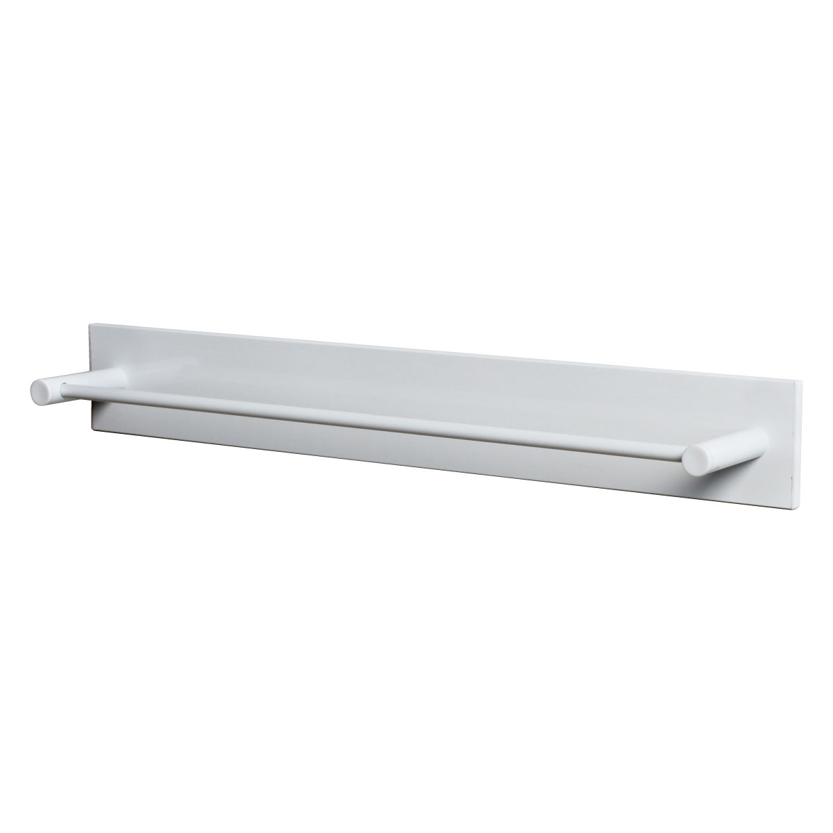 タオルハンガー マグネット ワイドタイプ 幅46cm BLAVO ブラボ ( タオル掛け タオルバー ふきん掛け バー 磁石 タオルホルダー 冷蔵庫 洗面所 洗濯機 横 サイド キッチン キッチン収納 壁面収納 壁掛け ) 【シルバー】 シルバー