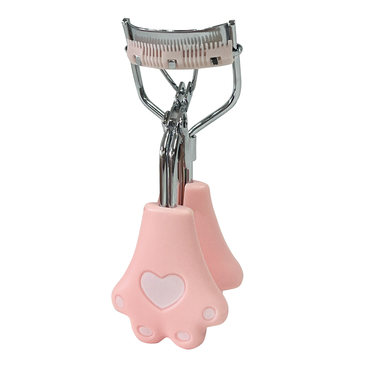 ビューラー 肉球ビューラー 猫 コーム付き （ アイラッシュカーラー まつげ まつ毛 カーラー 目 アイメイク セパレート コーム メイク コスメ 目元 化粧 美容 身だしなみ ナチュラルメイク おしゃれ かわいい プレゼント ）