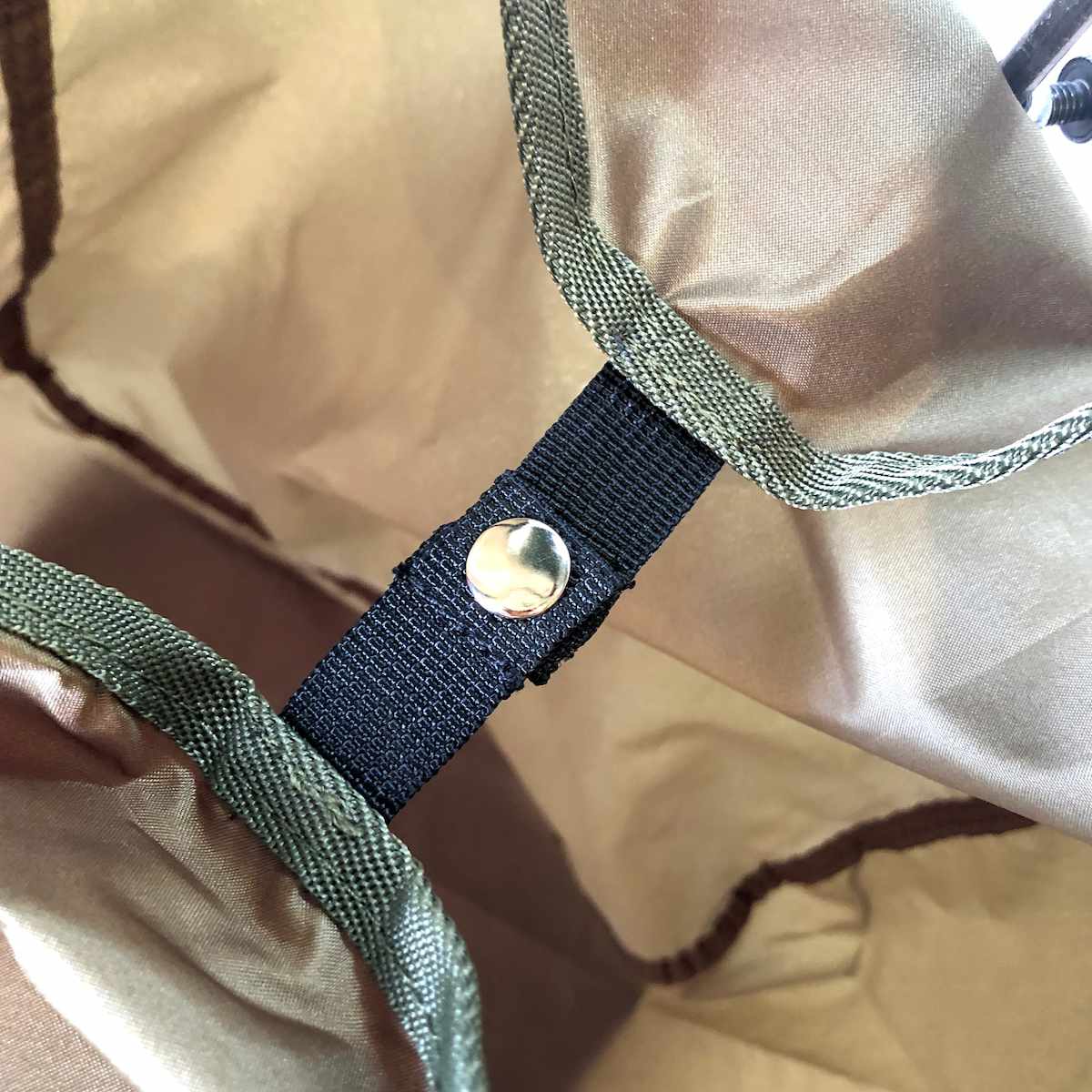 エコバッグ ET パッカブル ワンショルダー BAG コンパクト 紐付き ( マイバッグ トートバッグ 買い物バッグ レジ袋 レジバッグ 買い物袋 折りたたみ サブバッグ マルシェバッグ 肩掛け はっ水 軽量 おしゃれ カジュアル ) 【ブラック】 ブラック