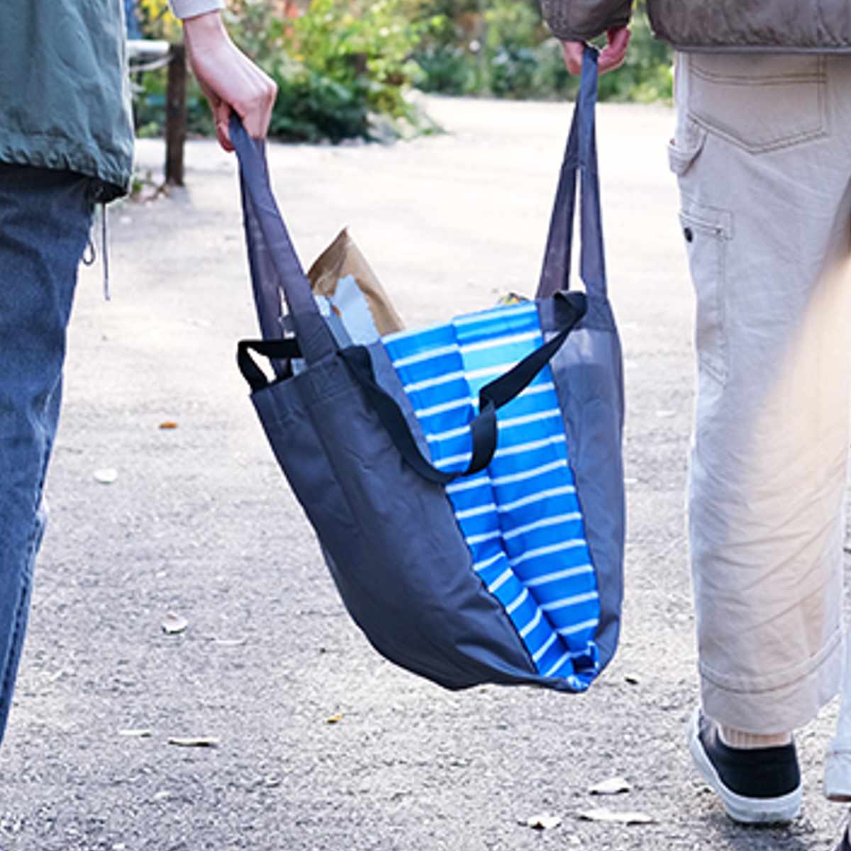 エコバッグ ET 3WAY 2部屋 BAG コンパクト 肩掛け 手持ち 斜め掛け ( マイバッグ トートバッグ 買い物バッグ レジ袋 レジバッグ 買い物袋 折りたたみ サブバッグ マルシェバッグ ショルダーバッグ はっ水 軽量 おしゃれ カジュアル ) 【ブラック】 ブラック