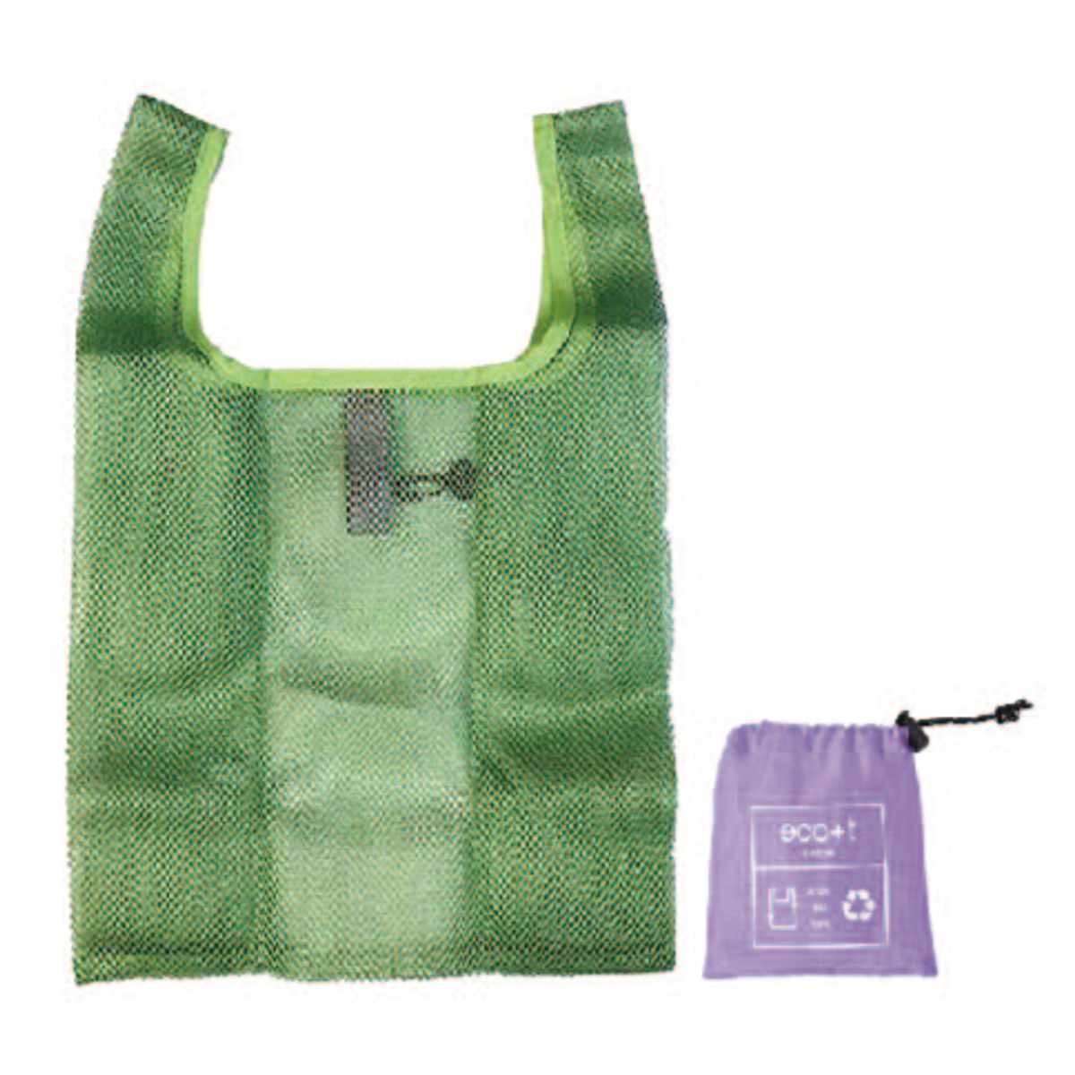 エコバッグ ET メッシュ BAG マチ付き 収納袋付き ( マイバッグ トートバッグ 買い物バッグ レジ袋 レジバッグ 買い物袋 折りたたみ サブバッグ マルシェバッグ メッシュトート コンビニ 弁当 軽量 カジュアル おもちゃ 公園 海 ) 【ベージュ】 ベージュ