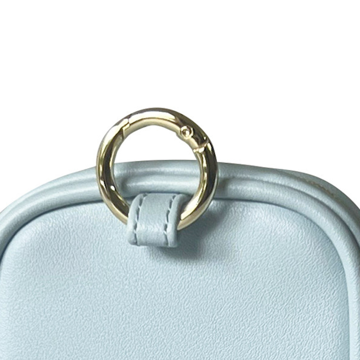 ポーチ リボン カラビナ クリアミニポーチ カラビナ付き ( 透明 ビニール ミニポーチ コスメ ぬいぐるみ 収納 持ち運び 収納ポーチ 小物入れ ビニールポーチ ぬいぐるみポーチ 小さめ キーホルダー バッグチャーム かわいい ) 【グリーン】 グリーン