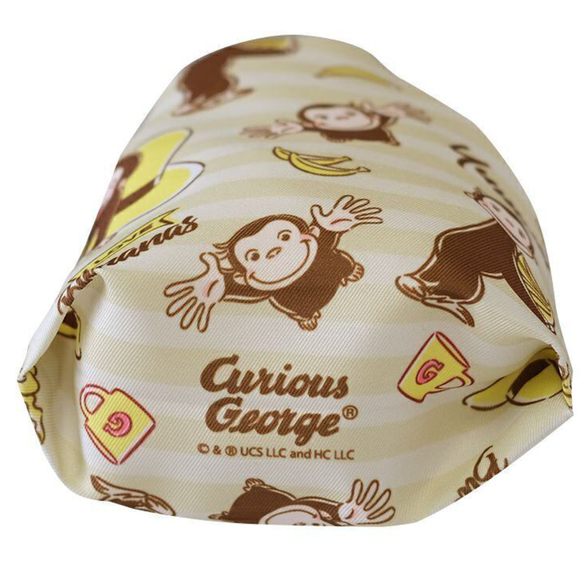 コップ袋 コップ巾着 ヤミー おさるのジョージ ( 巾着 巾着袋 コップ入れ 歯ブラシ 給食袋 子供 給食 袋 ランチ巾着 幼稚園 保育園 小学校 小物入れ キッズ )