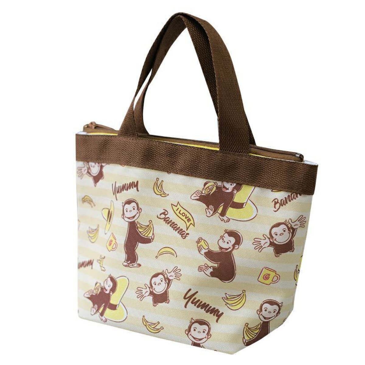 ランチバッグ ランチ保冷バッグ ヤミー おさるのジョージ ( お弁当袋 ミニバッグ 手提げ サブバック 鞄 保温 保冷 バッグ トート かばん カバン お弁当用 お弁当入れ 保冷剤 保冷ランチバッグ )