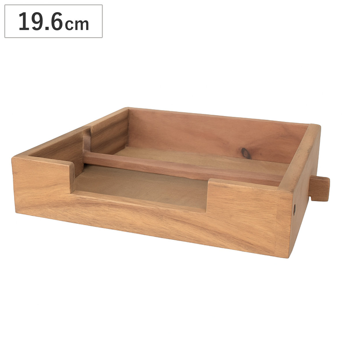 アカシア ペーパーナプキントレー M ( ペーパーナプキン トレー トレイ 木製 おしゃれ ナチュラル 北欧風 )