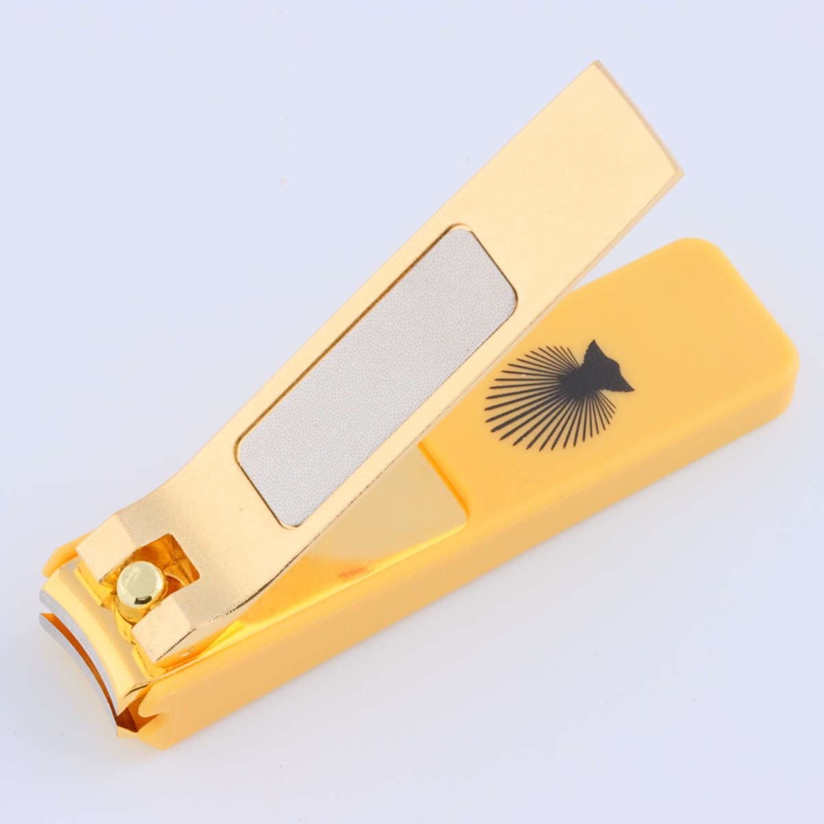 爪切り 武将爪切り豊臣秀吉 日本製 ( 関市 ニッケン刃物 やすり付き つめきり ネイルケア 爪 手 足 鉄製 爪きり ツメ切り ネイル 道具 指先 ケア 美容 身だしなみ プレゼント 男性 女性 )