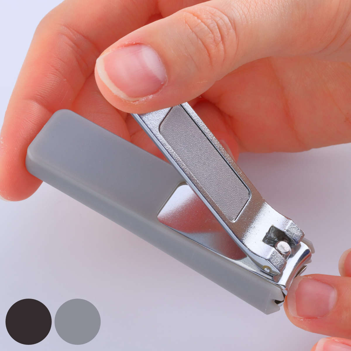 爪切り 関伝の美 つめきり 日本製 （ 関市 ニッケン刃物 やすり付き ネイルケア 爪 手 足 鉄製 爪きり ツメ切り ネイル 道具 指先 ケア 美容 身だしなみ プレゼント 男性 女性 ） 【シルバー】