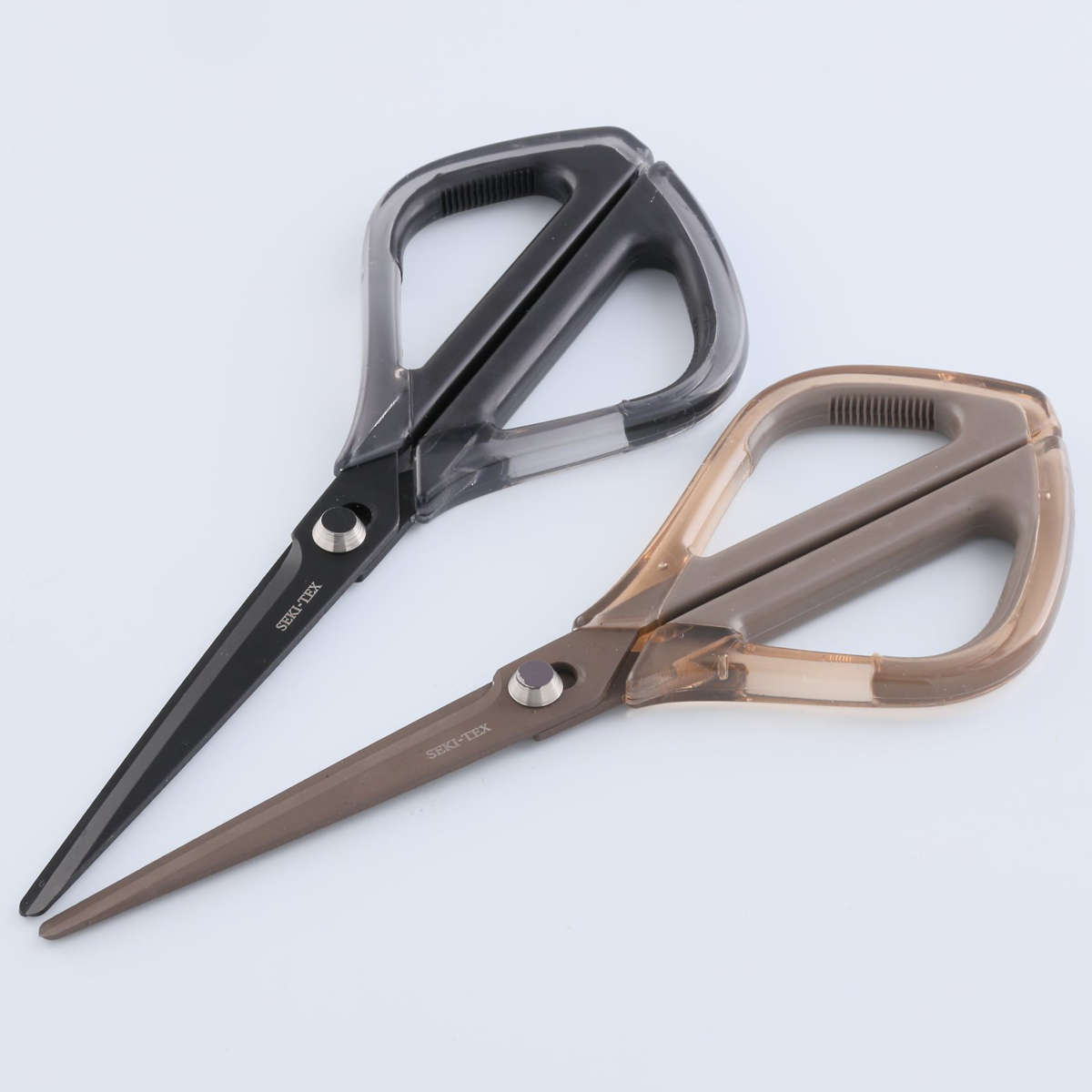 ハサミ SEKITEX スマートはさみ フッ素コート 日本製 ( 関の刃物 ステンレス刃 切る テープ 段ボール 鋏 カッター ベタつきにくい 文具 文房具 ステーショナリー カット 事務 開梱 作業 工作 DIY オフィス 会社 ) 【グレー】