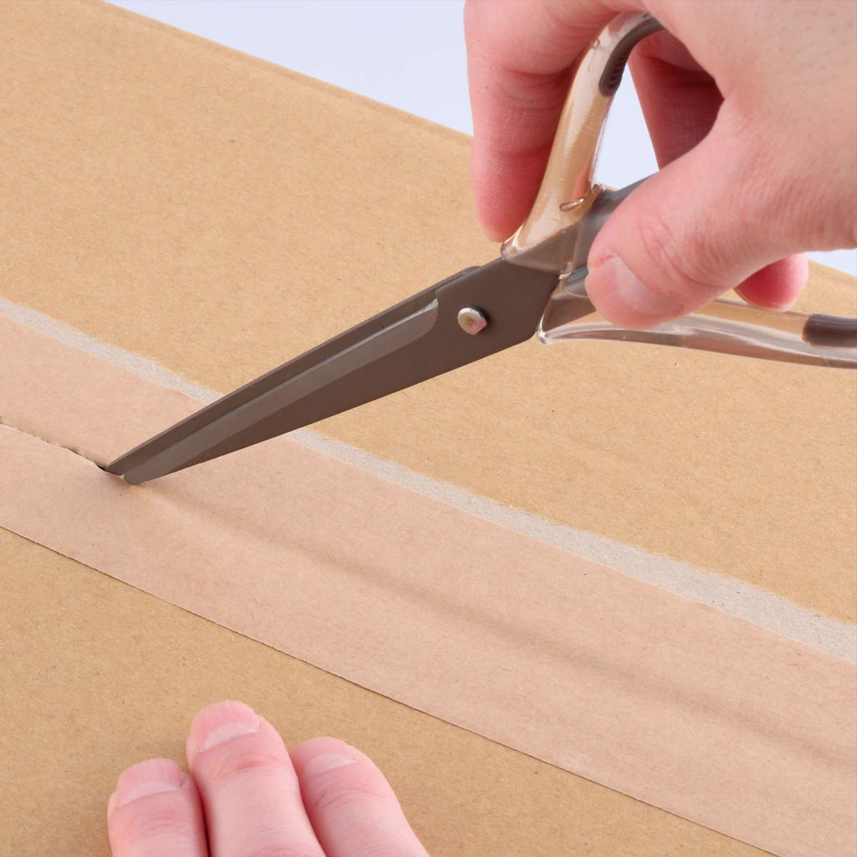 ハサミ SEKITEX スマートはさみ フッ素コート 日本製 ( 関の刃物 ステンレス刃 切る テープ 段ボール 鋏 カッター ベタつきにくい 文具 文房具 ステーショナリー カット 事務 開梱 作業 工作 DIY オフィス 会社 ) 【グレー】 グレー