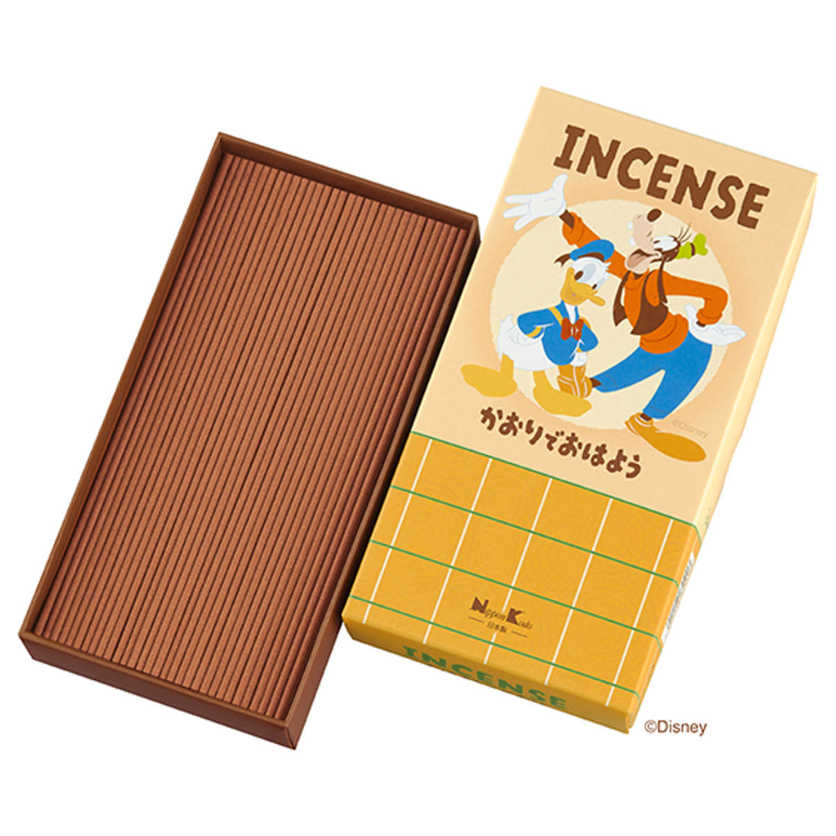 線香 ディズニー インセンス かおりでおはよう ただいま おやすみ ( アロマ 室内香 お線香 香 フレグランス お香 煙少なめ Disney 御香 せんこう 香り 玄関 リビング ルームフレグランス おしゃれ ギフト プレゼント 日本香堂 ) 【かおりでただいま】 かおりでただいま