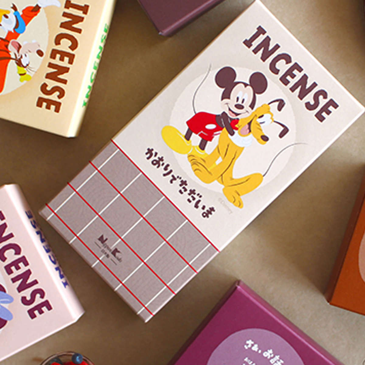 線香 ディズニー インセンス かおりでおはよう ただいま おやすみ ( アロマ 室内香 お線香 香 フレグランス お香 煙少なめ Disney 御香 せんこう 香り 玄関 リビング ルームフレグランス おしゃれ ギフト プレゼント 日本香堂 ) 【かおりでただいま】 かおりでただいま