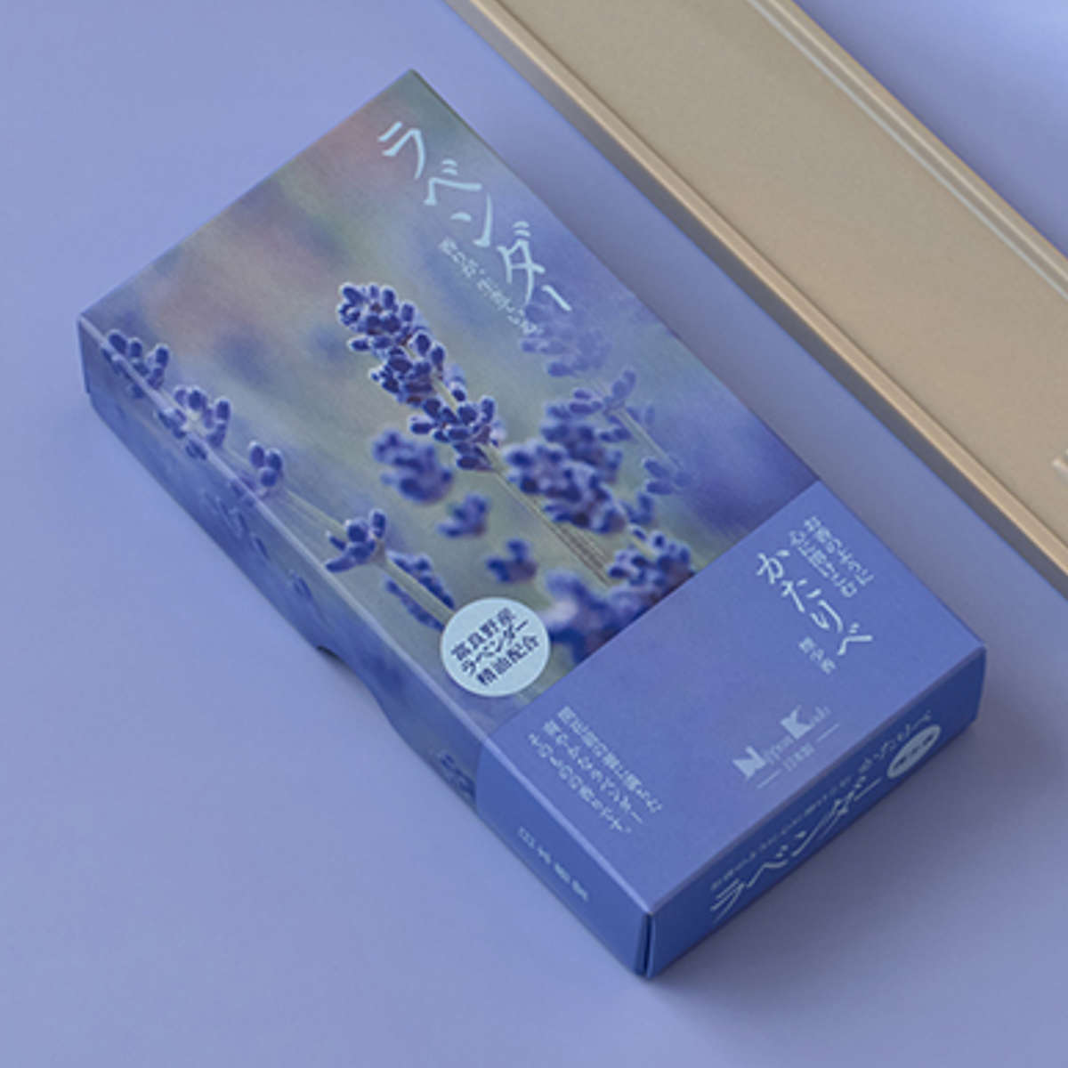 線香 かたりべ バラ詰 ラベンダー ホワイトローズ 白梅 ( お線香 お香 御香 煙少なめ 微煙 家庭用 25分燃焼 仏壇 お墓参り お彼岸 お供え 法事 仏前 香り お悔み 新盆 お盆 お歳暮 法要 帰省 香典返し 日本香堂 ) 【ラベンダー】 ラベンダー