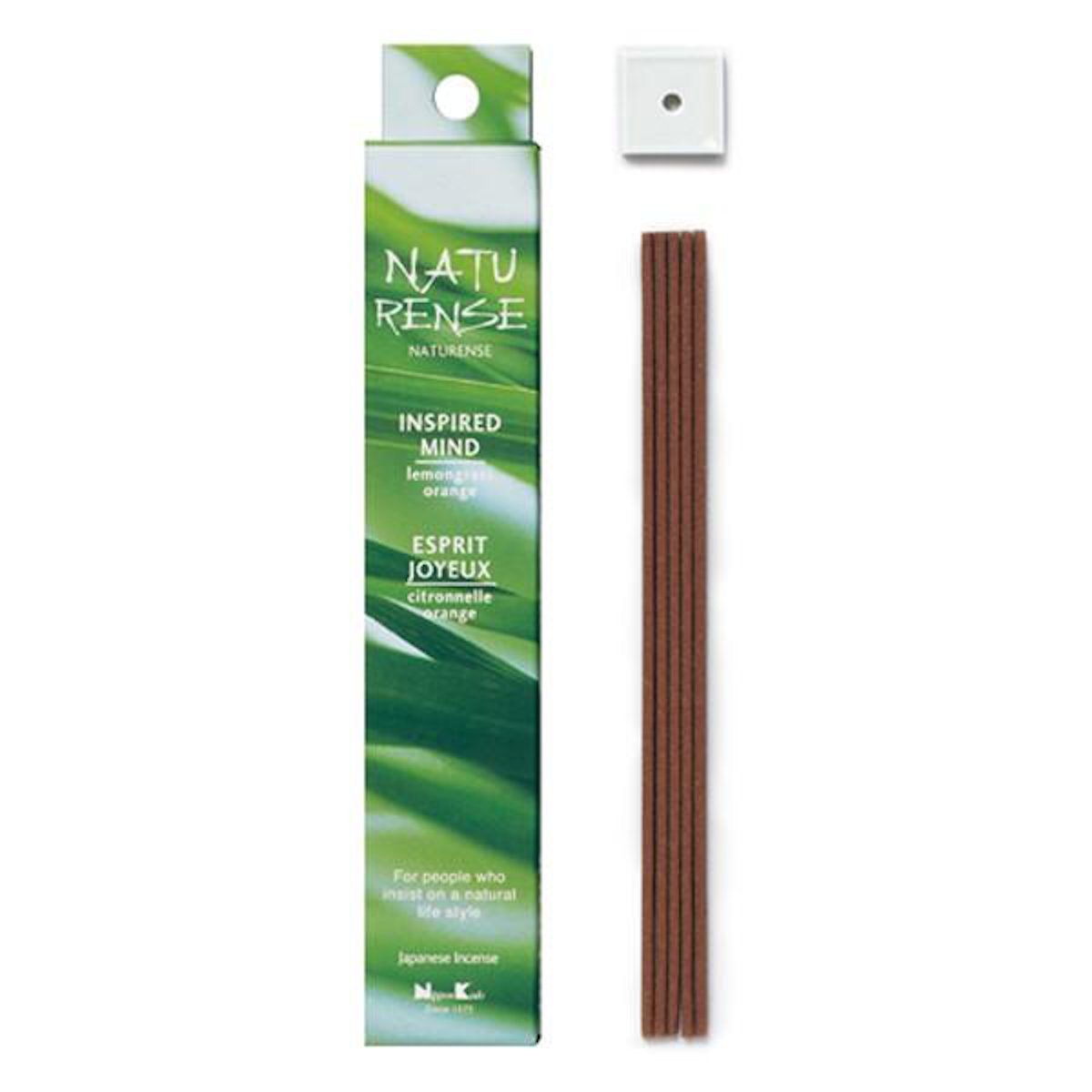 お香 スティック インスパイアーマインド ( アロマ 室内香 インセンス お線香 香 フレグランス 和風 日本製 御香 せんこう レモングラス オレンジ 香り 玄関 リビング ルームフレグランス おしゃれ ギフト プレゼント )