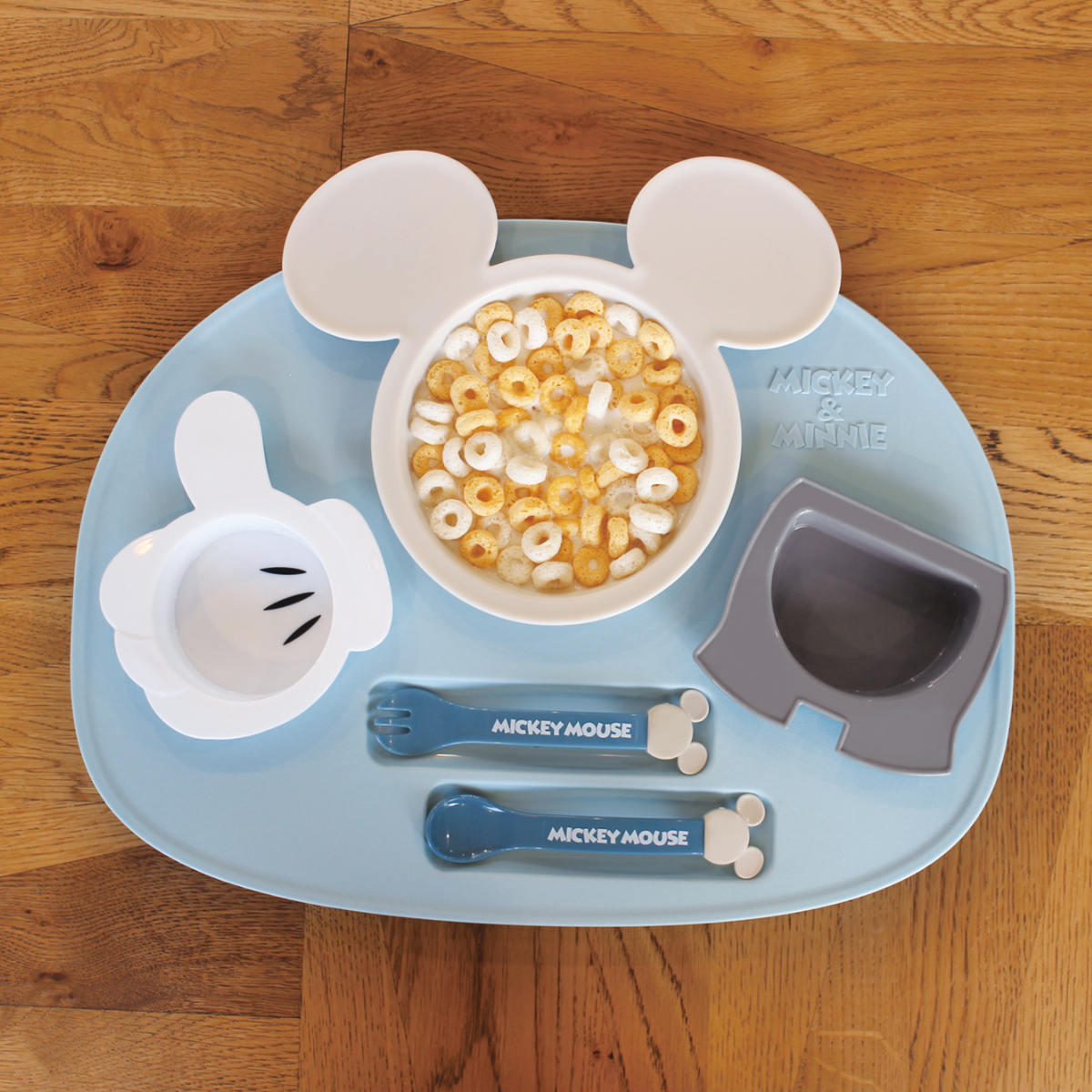 ミッキーマウス ランチプレート お皿 離乳食 - ベビー用食器