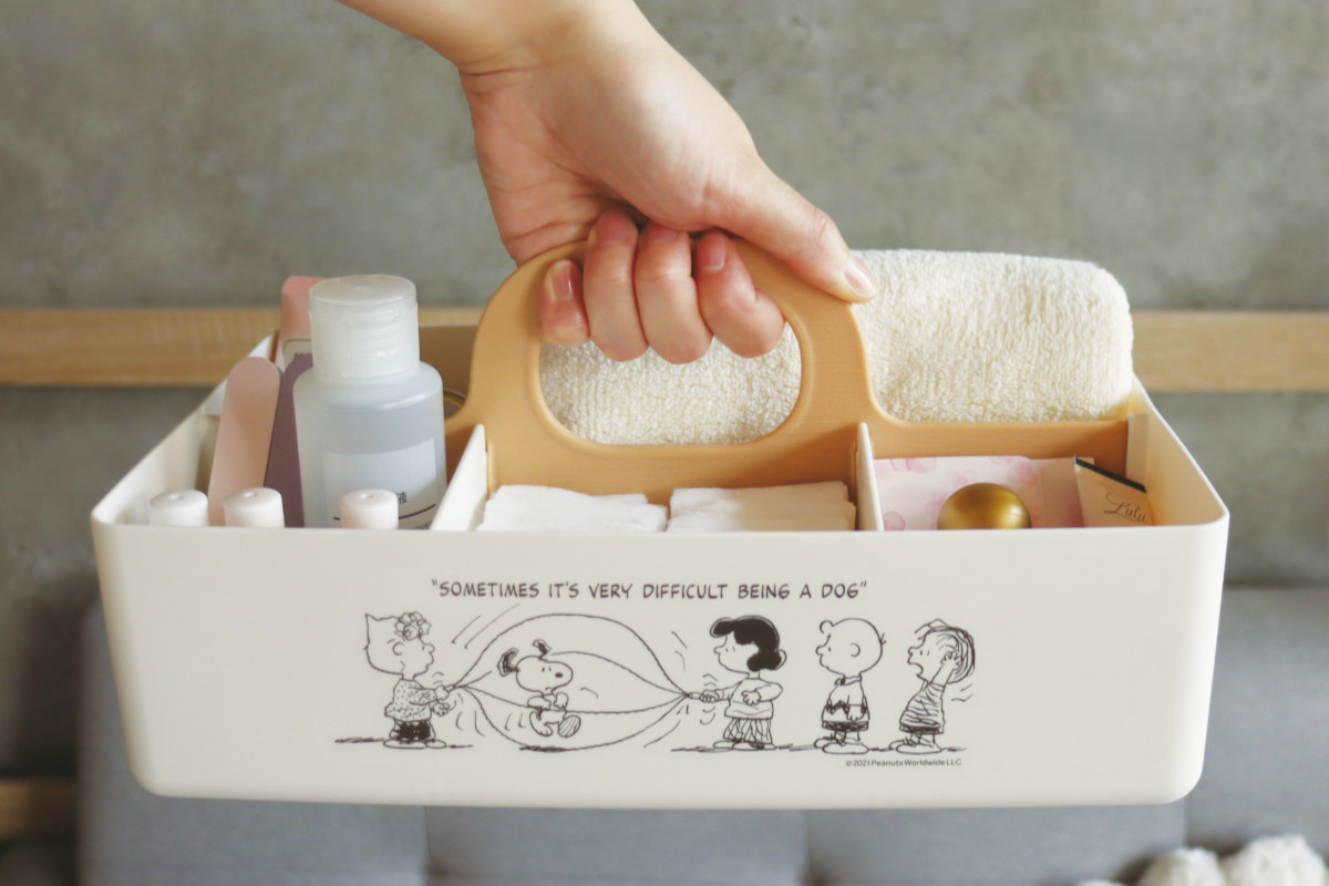 SNOOPY - 【a-mi出品】ピリエ×PEANUTS収納ボックスSサイズ4点セット 434467-1.jpg