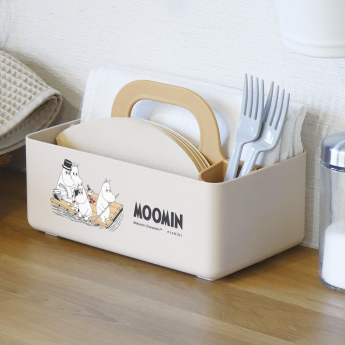 収納ボックス ミニモッテケース ムーミン 小物入れ 幅20.7×奥行12.5×高