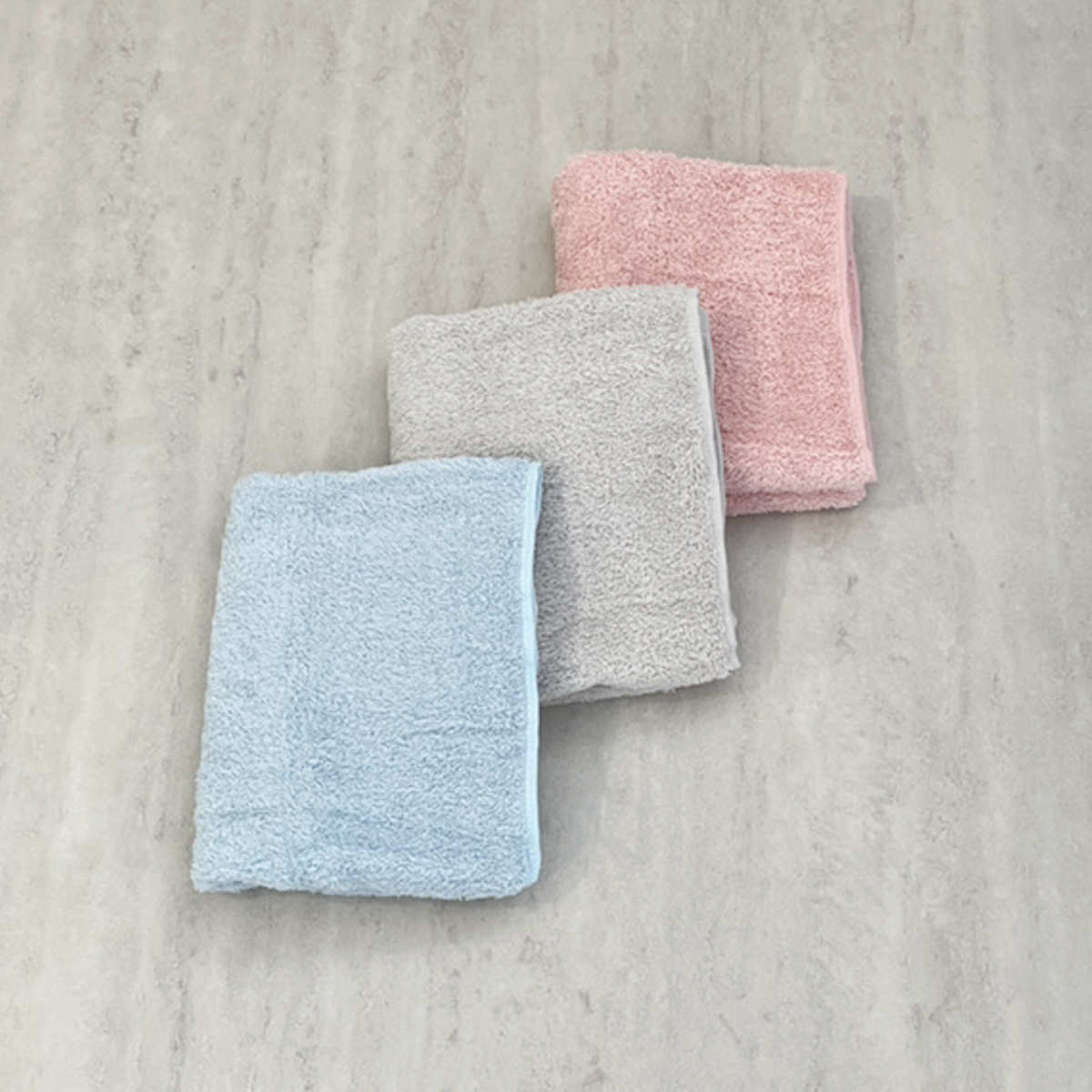 タオル 洗濯脱水するだけですぐ乾くタオル2 フェイスタオル 34×80cm ( 顔拭きタオル マイクロファイバー 吸水 速乾 たおる デイリータオル すぐ乾く 34×80 汗拭き 手拭き 無地 ) 【ライトブルー】 ライトブルー