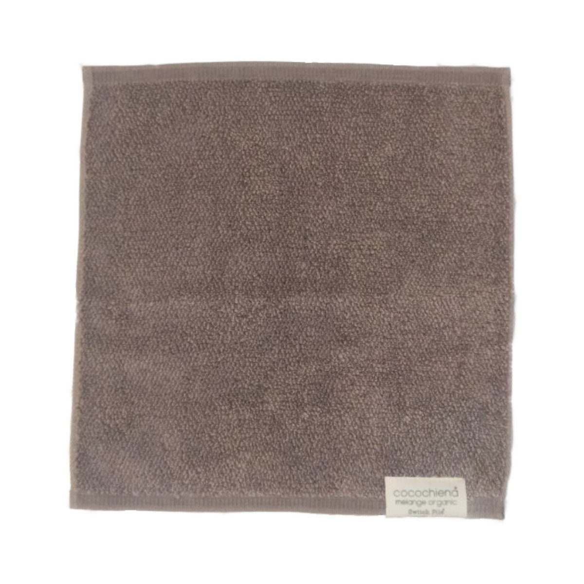 ハンドタオル 34×35cm ココチエナ メランジオーガニック ( タオル オーガニック 手拭きタオル 綿100 コットン デイリータオル cocochiena タオルハンカチ ミニタオル シンプル 無地 おしゃれ 新生活 ギフト バス用品 ) 【ブラウン】 ブラウン