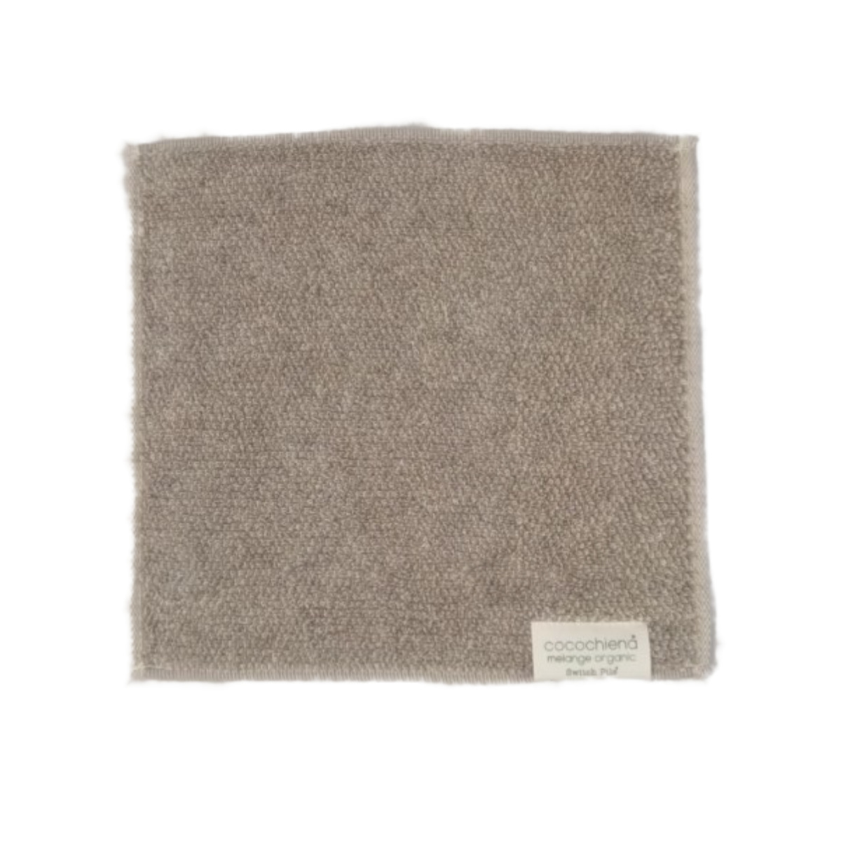 ミニタオル 25×25cm ココチエナ メランジオーガニック ( タオル オーガニック ハンカチタオル 綿100 コットン デイリータオル cocochiena タオルハンカチ シンプル 無地 おしゃれ 新生活 ギフト バス用品 ) 【ネイビー】 ネイビー