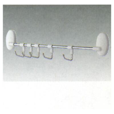 フック ハイパワーマグネットフック 5連 ( 磁石 強力 キッチン収納 マグネット 壁掛け スライド キッチンツールフック 小物フック )