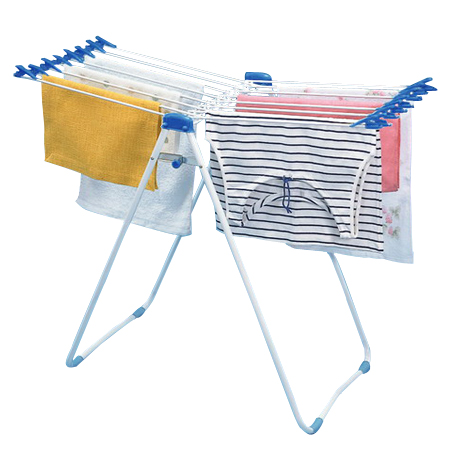 物干しスタンド　45　室内物干し　クリップ付き　16枚掛け　折りたたみ式