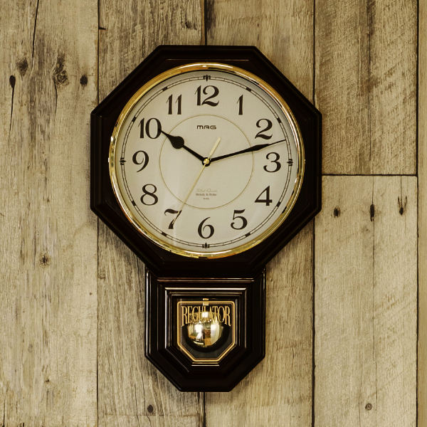 掛け時計 振り子時計 西洋館 メロディ機能付き （ 壁掛け時計 アナログ