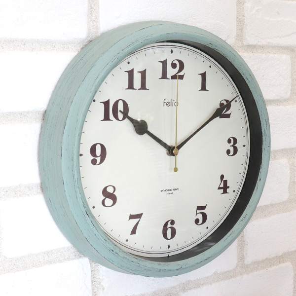 掛け時計パンナ 電波時計 壁掛け 時計 アンティーク調 （ 壁掛け時計 掛時計 おしゃれ アナログ 電波 シンプル インテリア 雑貨 掛け時計