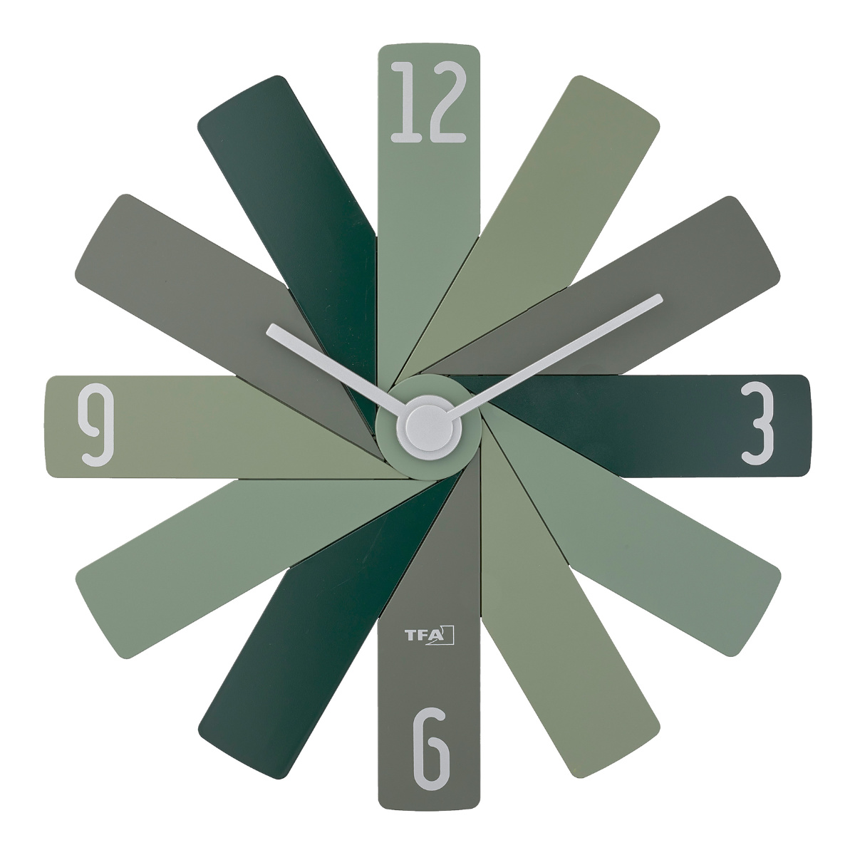 掛け時計 CLOCK IN THE BOX MAG 静音 ノア精密 ウォールクロック ( 時計 壁掛け デザイナーズ 薄型 静か 秒針なし 軽量 アナログ時計 デザイン 壁掛け時計 壁時計 掛時計 軽い 直径40cm おしゃれ アナログ 音がしない ) 【グリーン】 グリーン