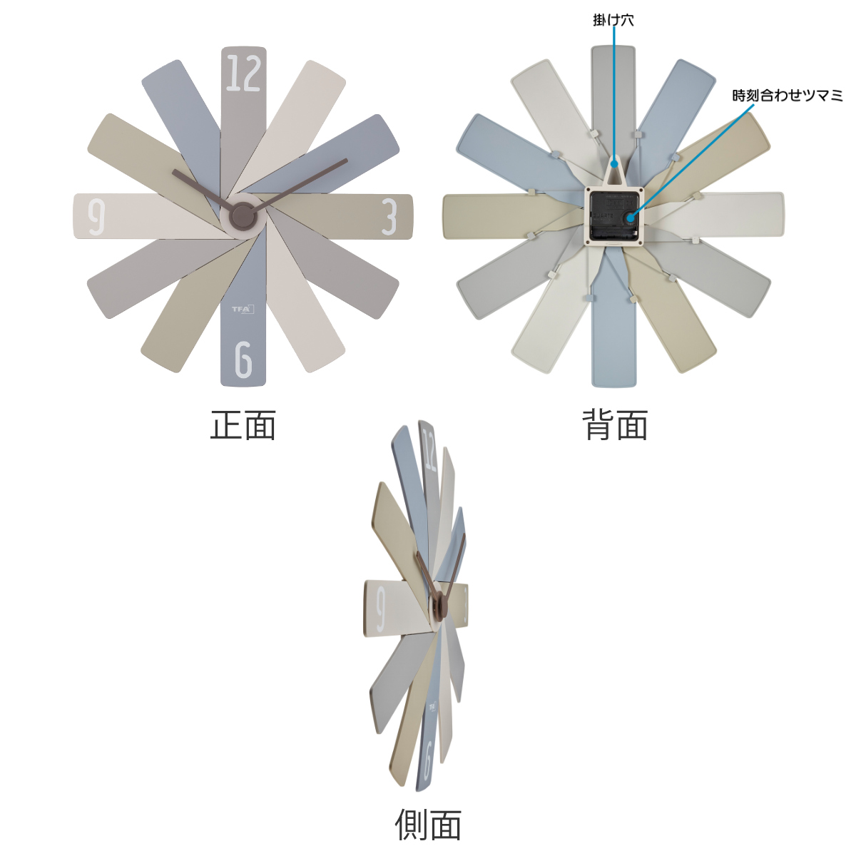 掛け時計 CLOCK IN THE BOX MAG 静音 ノア精密 ウォールクロック ( 時計 壁掛け デザイナーズ 薄型 静か 秒針なし 軽量 アナログ時計 デザイン 壁掛け時計 壁時計 掛時計 軽い 直径40cm おしゃれ アナログ 音がしない ) 【グリーン】 グリーン